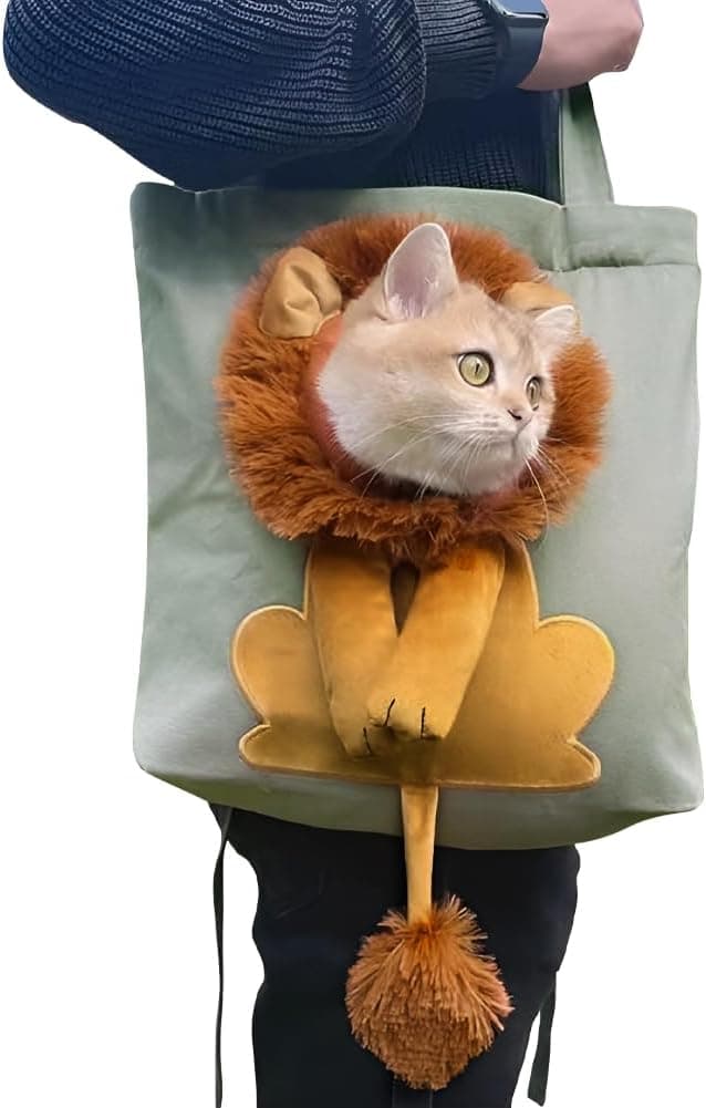 Peninsula Love Lion Canvas Pet Shoulder Bag